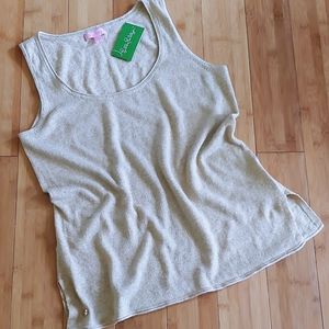 NWT Lilly Pulitzer knit sweater tank M